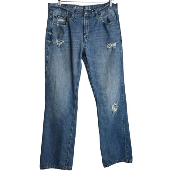 Aeropostale Relaxed Fit Blue Jeans size 32x32 - Picture 1 of 6